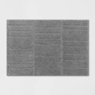 2'6"x3'8" Washable Uneven Blocks Accent Rug - Threshold™