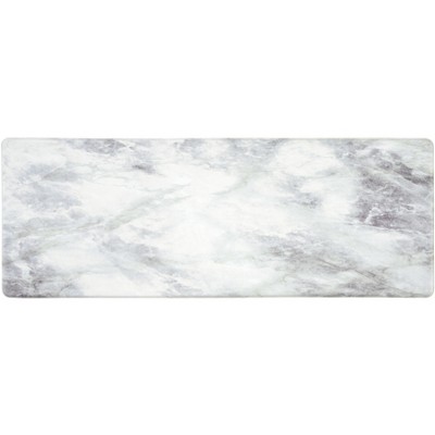 World Rug Gallery Kitchen Marble Pattern Anti Fatigue Kitchen, Laundry Room, Comfort Indoor Mat, Door Mat