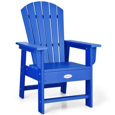 Patio Kids' Adirondack Chair Seat Weather Resistant for Ages 3-8 Yellow\Blue\Green\Grey\Red\Turquoise\White