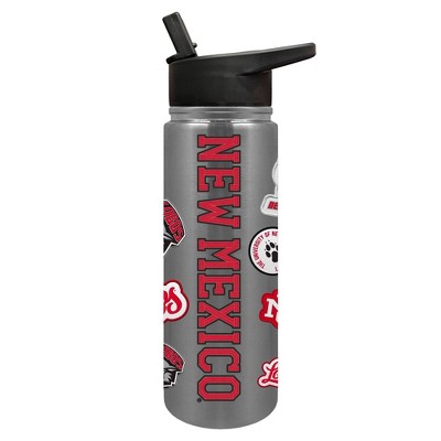 NCAA New Mexico Lobos Varsity Thirst Water Bottle - 24oz: Stainless Steel, Portable Drinkware