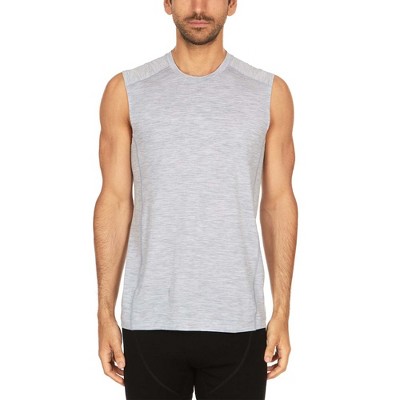 Minus33 Merino Wool Micro Weight - Men's Wool Sleeveless Tank Top Woolverino Ash Gray XL
