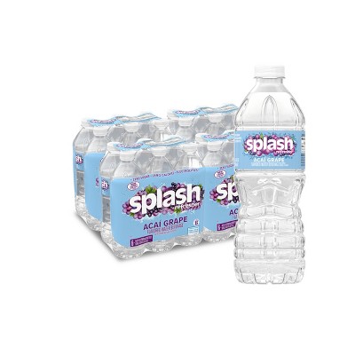 Splash Refresher Acai Grape Water Beverage - 24pk/0.5L Bottles