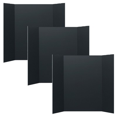 Flipside Products 36" x 48" Black Foam Project Board - Pack of 3