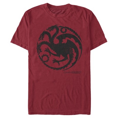Men's Game of Thrones Targaryen Dragon Symbol T-Shirt