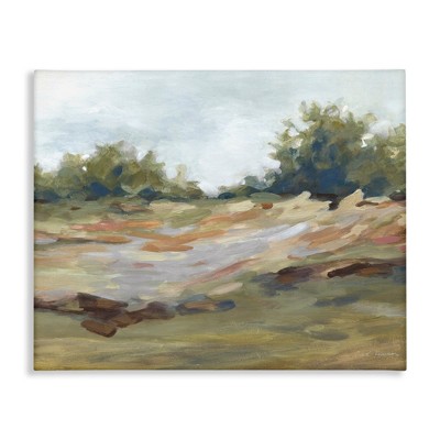 Stupell Industries Still Autumn Brushed Landscape Canvas Art