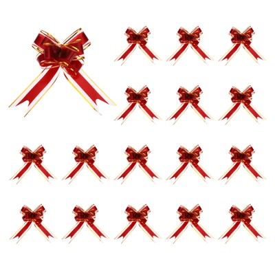 Unique Bargains Waterproof PP Material Reusable Convenient Pull Design Gift Wrap Bows