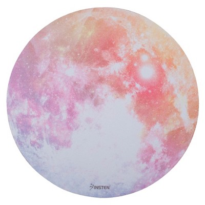 Insten Round Mouse Pad Galaxy Space Iris Planet Design, Non Slip Rubber Base, Smooth Surface Mat, For Home Office Gaming (7.9" x 7.9")