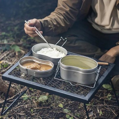 Outdoor camping supplies, portable BC picnic cooking supplies, camping individual lunch boxes