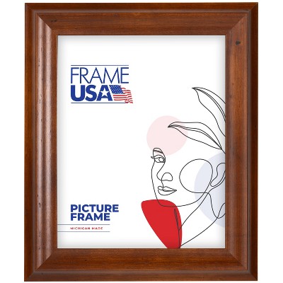 Verona Narrow 9X12 inch Honey Single Image Picture Frame