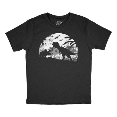 Youth Funny T Shirts  Moonlight Dinos Sarcastic Dinosaur Graphic Novelty Tee for Kids - Crazy Dog Youth T Shirt With Dinosaur Sayings