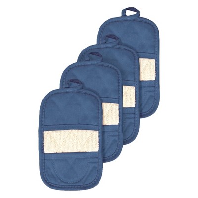 John Ritzenthaler Co. Ritz Pot Holder Mitz Set, 100% Cotton, 4-Pack, 5.5" x 8.5"