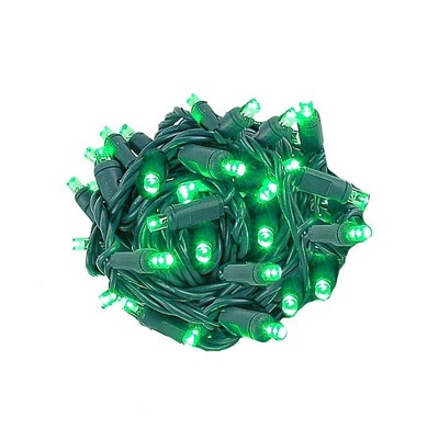 Novelty Lights 50 Light LED Christmas Mini Light Set (Green Wire, 25 Feet)