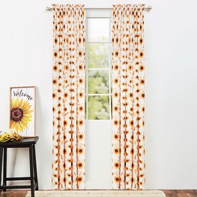 The Lakeside Collection Sunflower Gnomes Window Panels