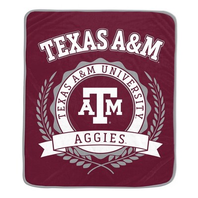 NCAA Texas A&M Aggies Crest Ultra Soft Blanket