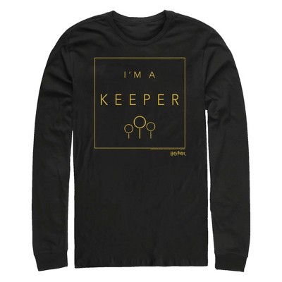 Men's Harry Potter I'm a Keeper Long Sleeve Shirt