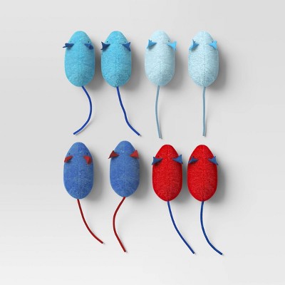 Americana Little Mice Cat Plush Toy Set - 8pcs - Sun Squad™