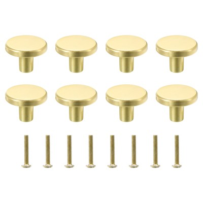 Unique Bargains Zinc Alloy Rustproof Corrosion Resistant Smooth Edges Cabinet Knob 8 Pcs