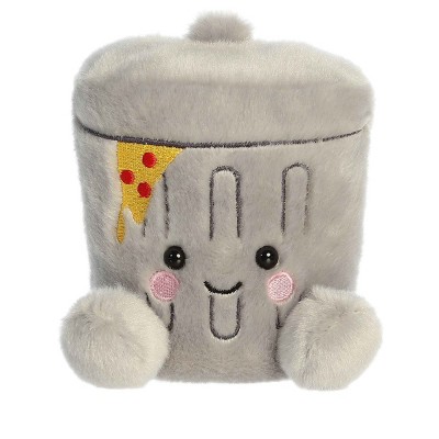 Aurora Mini Garbanzo Trashcan Palm Pals Adorable Stuffed Animal Gray 4.5"