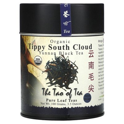 The Tao of Tea Organic Yunnan Black Tea, Tippy South Cloud, 3.5 oz (100 g)