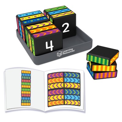Learning Resources Brainometry Cubed Brainteaser - 5pc: Creative Thinking Plastic Puzzle Game