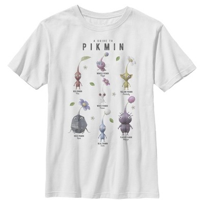 Boy's Nintendo Pikmin 3 Deluxe A Guide to Pikmin T-Shirt