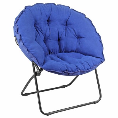 Zenithen Round Foldable Padded Saucer Dish Chair, 32"