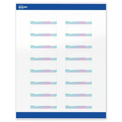 Avery Address Labels, Watercolors Design, 1" x 2-5/8", 160ct