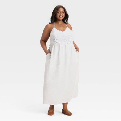 Women's Crochet Trim Maxi Sundress - Universal Thread™