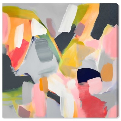 Art Remedy Just a few Pops Colorful Pastel Abstracts Unframed