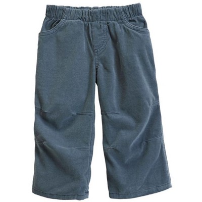 City Threads Boys/Kids Soft Stretch Corduroy Pants with Knee Articulation - USA-Made - Contrast Stitch