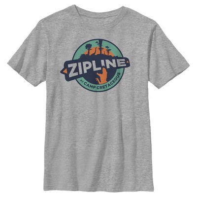 Boy's Jurassic World: Camp Cretaceous Zipline Circle Logo T-Shirt