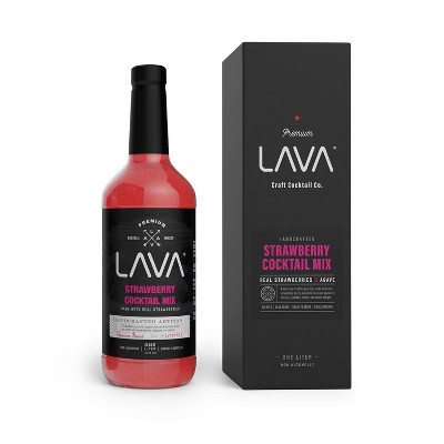 LAVA Premium Strawberry Margarita Mix Strawberry Daiquiri Mix