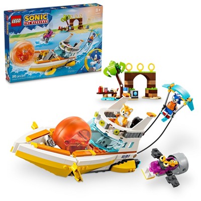 LEGO Sonic the Hedgehog: Tails' Adventure Boat Video Game Toy Building Set 76997