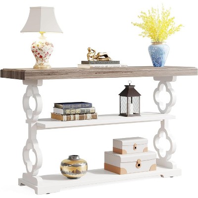 Tribesigns 55" 3-Tier Sofa Console Table
