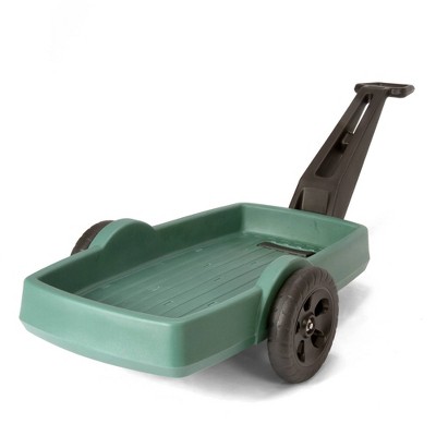 Simplay3 Easy Haul Flatbed Garden Cart Dark Green