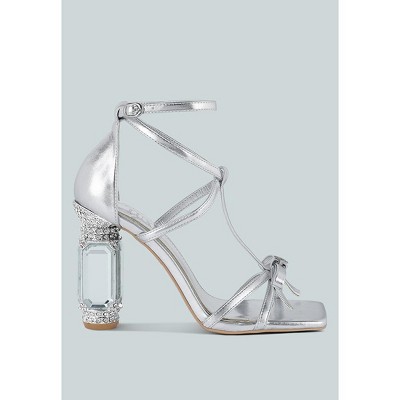 Affluence Jeweled High Heel Sandals Women