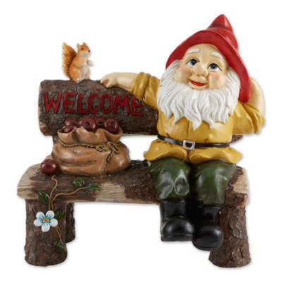 Zingz Home Garden Gnome Greeting Sign