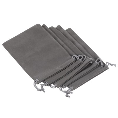 Unique Bargains Gym Sports Outdoor Traveling Microfiber Drawstring Bag 10 Pcs