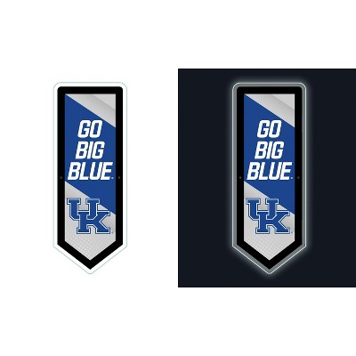 Evergreen Ultra-Thin Glazelight LED Wall Decor, Pennant, University of Kentucky- 9 x 23 Inches Made In USA