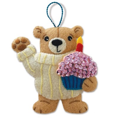 Birthday Bear Felt Ornament Kit – MerryCollectibles by MerryStockings