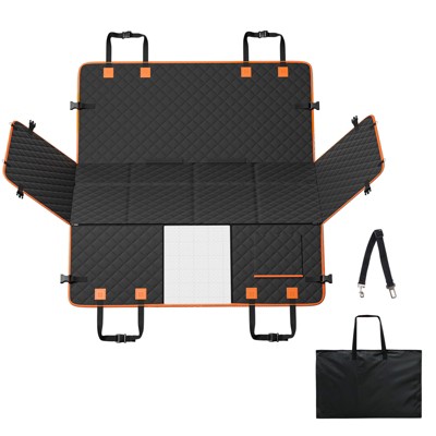 VEVOR Back Seat Extender for Dogs, Dog Hammock for Car Back seat,Dog Car Seat Cover with Hard Bottom Dog Car Seat Bed 51.2"x27.6",Supports 350lb