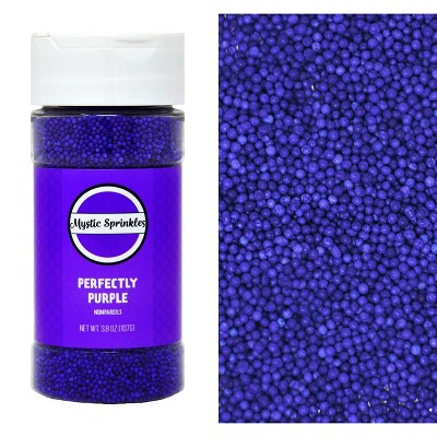 Mystic Sprinkles Perfectly Purple Nonpareils 3.8oz Bottle