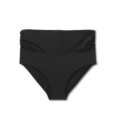 Maternity Foldover Swim Briefs - Isabel Maternity by Ingrid & Isabel™ Black