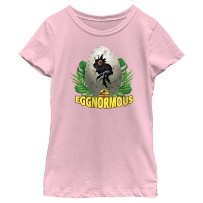 Girl's Jurassic World Easter T-Rex Eggnormous T-Shirt