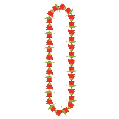 Beistle Rose Lei, 40", (6/Pkg) Multicolored
