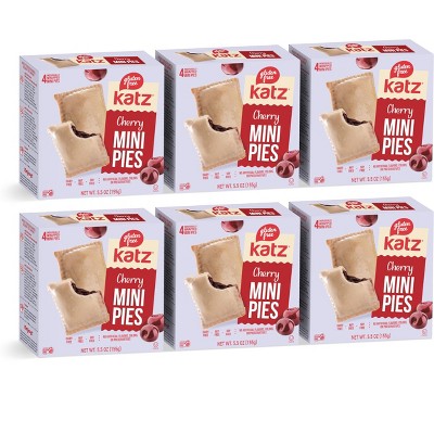 Katz Gluten Free Mini Pies - Cherry - 6 Pack