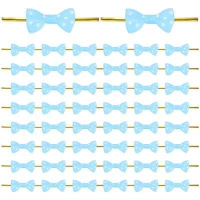 Unique Bargains Polyester Multipurpose Use Durable Flexible Gift Wrap Bows 200 Pcs