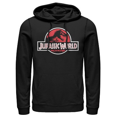 Men's Jurassic World Tyrannosaurus Rex Logo Pull Over Hoodie