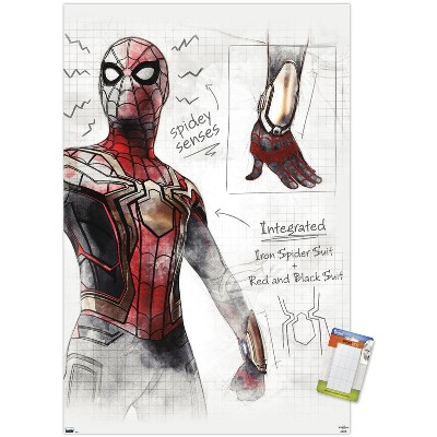 Trends International Marvel Spider-Man: No Way Home - Sketches Unframed Wall Poster Prints
