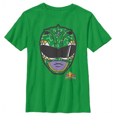 Boy's Power Rangers Green Ranger Helmet T-Shirt